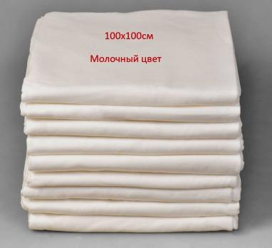 Пеленка 1380ун  Кулирка Молочный (рулон ) 100х100см унис.   4