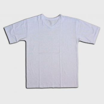 Футболка 0072ун  р.80  белая унисекс кулирка Россия   
