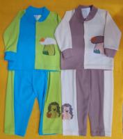 Пижама 700-01  р.68  мал. интерлок тонкий  Микс  Мелонс   2