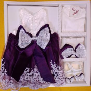 Выписка 9001 р.56-62 Платье (фиолетовый) BABYLTA Турция   1