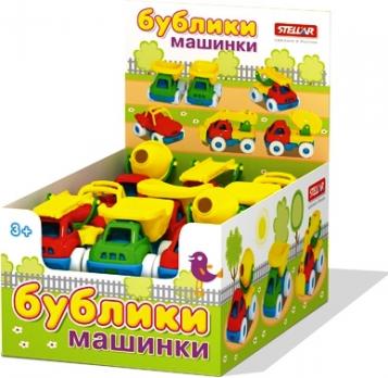 Игрушка С-01435 Машинка "Бублик" в шоу-боксе (1шт)  Китай
