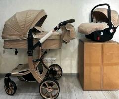 Акция 19000руб Коляска-трансформер Luxmom Dalux 600G (3 в 1)_1