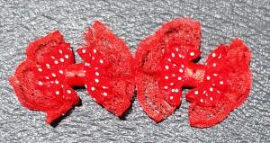 Бантики 73 на резинке (2шт) капрон  Россия_1