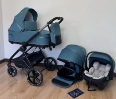 ПОД ЗАКАЗ, Коляска 3в1 Luxmom 812 Модульна цвет Зелёный_1