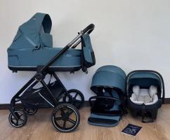 ПОД ЗАКАЗ, Коляска 3в1 Luxmom 812 Модульна цвет Зелёный_2