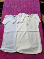 Рубашка Б215кр р.74-80 Крест.трикотаж белая   3_1