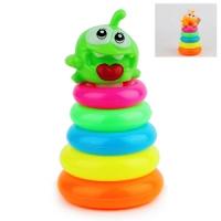 Игрушка KD800-11Пирамидка "Om Nom" 20см (5 колец)